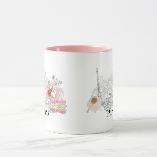 IKONENHAFTES PARIS TASSE (Zentrum)