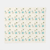 Ikonische Atomic Starbursts-Fleece-Decke Fleecedecke (Vorderseite (Horizontal))