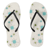 Ikonische Atomic Starbursts Flip Flops
