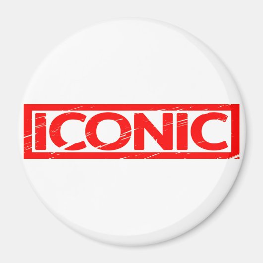 Ikonische Briefmarke Magnet (Vorne)