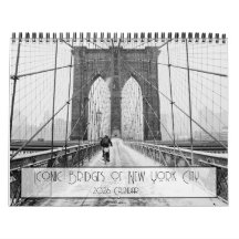 Ikonische Brücken von New York City 2026 Foto-Wand