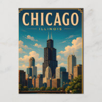 Ikonische Erinnerungen an die Chicago-Skyline