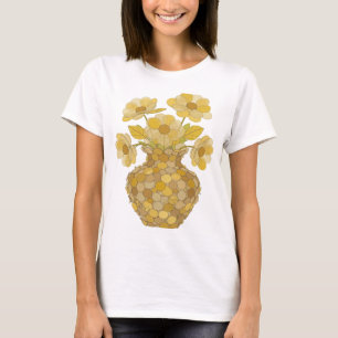 Ikonische graue abstrakte Kunst moderne Gestaltung T-Shirt