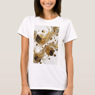 Ikonische Orange GOLDENE WÜRFEL UND FLÜSSIGKEITSSP T-Shirt
