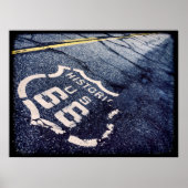 Ikonische Route 66 Poster (Vorne)