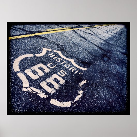 Ikonische Route 66 Poster (Vorne)