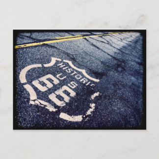 Ikonische Route 66 Postkarte