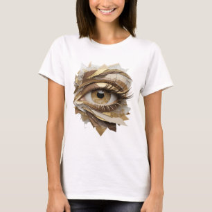 Ikonische silberne ABSTRACTE KUNST Abstrakte Gesta T-Shirt