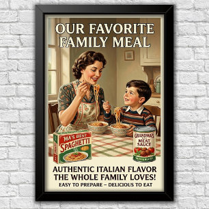 Ikonische Werbung der 1960er Jahre Poster