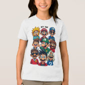 ikonische Zeichen Tri-Blend Shirt (Vorderseite)