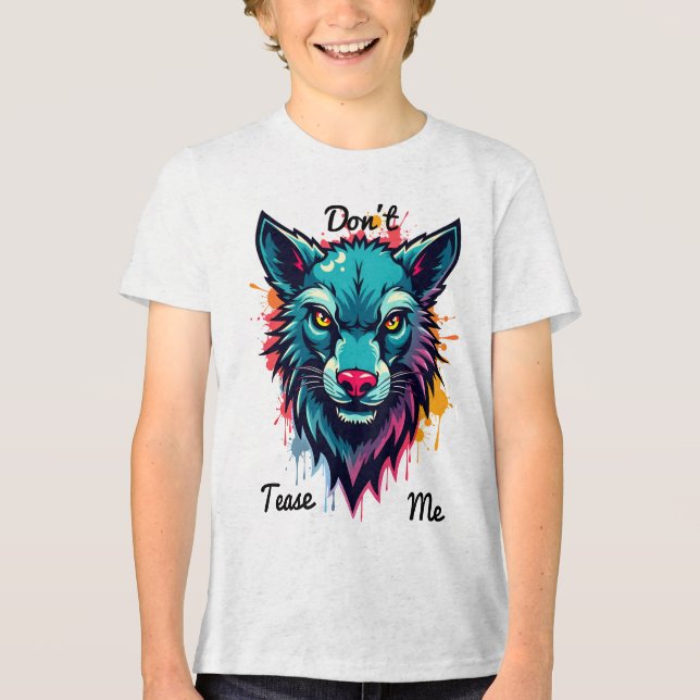 ikonische Zeichen Tri-Blend Shirt (Vorderseite)