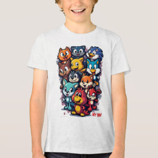 ikonische Zeichen Tri-Blend Shirt