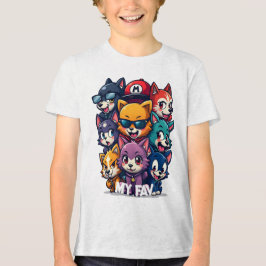 ikonische Zeichen Tri-Blend Shirt