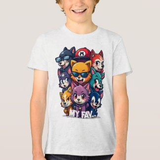 ikonische Zeichen Tri-Blend Shirt