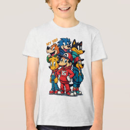 ikonische Zeichen Tri-Blend Shirt
