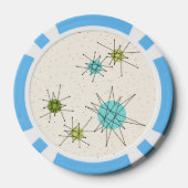 Ikonischer Atomic Starbursts Poker Chip (Rückseite)