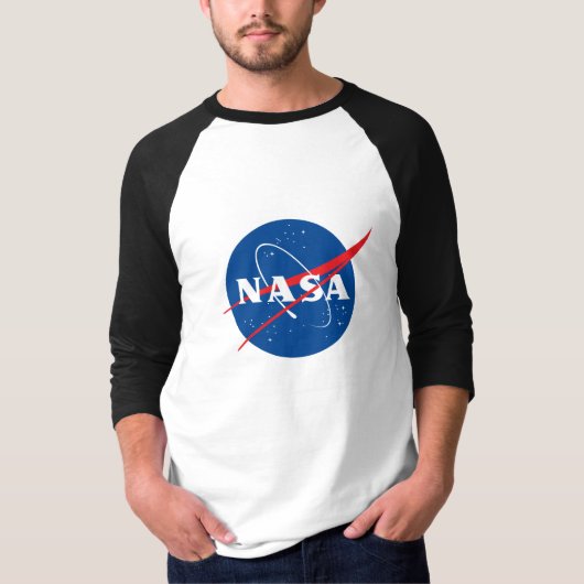 Ikonischer Baseball-T - Shirt der NASA (Eclipse Bl (Vorderseite)