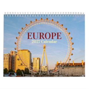 Ikonischer Europa-Kalender 2027 Kalender