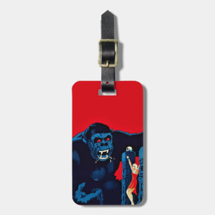 Ikonischer King Kong Riesenaffen-Monsterfilm-Print Gepäckanhänger