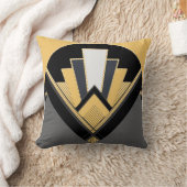 Ikonischer Lüfter Art Deco Pillow/ Kissen (Decke)