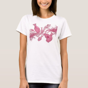 Ikonischer silberner ABSTRACT ART Modeprint v2 T-Shirt