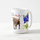 Ikonischer Texas-Becher Kaffeetasse (VorderseiteRechts)