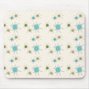 Ikonisches Atom-Sternenexplosion-Mauspad Mousepad