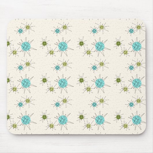 Ikonisches Atom-Sternenexplosion-Mauspad Mousepad (Vorne)