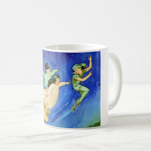IKONISCHES BILD AUS PETER PAN KAFFEETASSE (VorderseiteRechts)