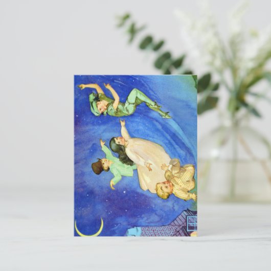 IKONISCHES BILD AUS PETER PAN POSTKARTE (Stehend Vorderseite)