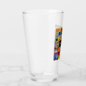 Ikonisches FRIENDS™-Muster Glas (Rechts)