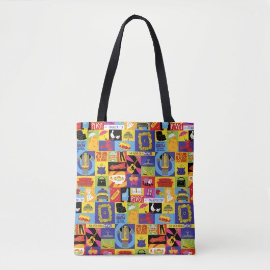 Ikonisches FRIENDS™-Muster Tasche (Vorderseite)