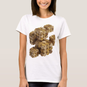 Ikonisches Gold ABSTRACT ART Künstlerisches Motiv T-Shirt