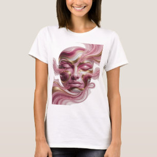 Ikonisches Gold ABSTRACT ART Statement Design T-Shirt