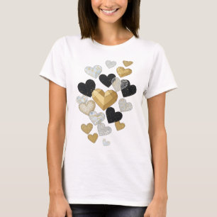Ikonisches Grau ABSTRACT ART Design T-Shirt