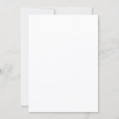 Ikonisches Hochzeitsfoto Einladung (Rückseite)