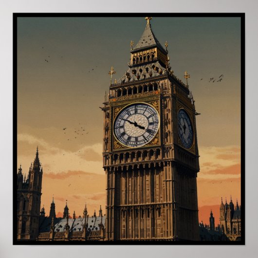 Ikonisches London Poster (Vorne)