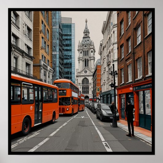 Ikonisches London Poster (Vorne)
