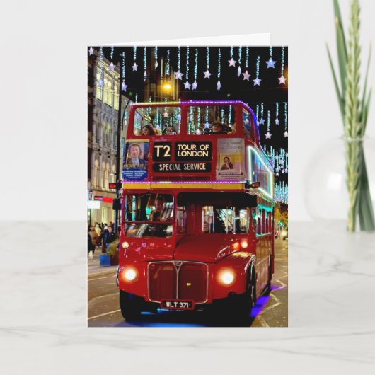 Ikonisches London - Weihnachten  Karte (Vorderseite)