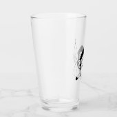 Ikonisches Rauch-Chimp-Bier-Glas Glas (Rechts)