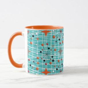 Ikonisches Retro-Design der 1950er Jahre der Atomi Tasse