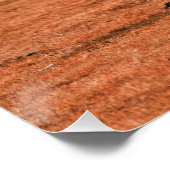 Ikonisches schwarzes isländisches Pferd Poster (Ecke)