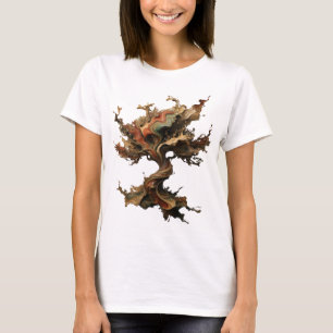 Ikonisches Silber ABSTRACT ART Maßgeschneidertes T T-Shirt