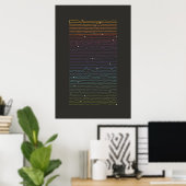 Ikonografische Daten Art - Ridges Poster (Heimbüro)
