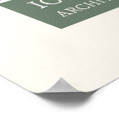 Ikonographie - Architekturfiguren Poster (Ecke)