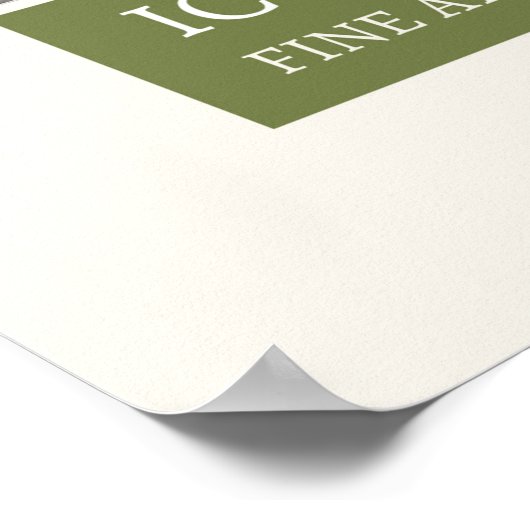 Ikonographie - Bildende Künste Poster (Ecke)