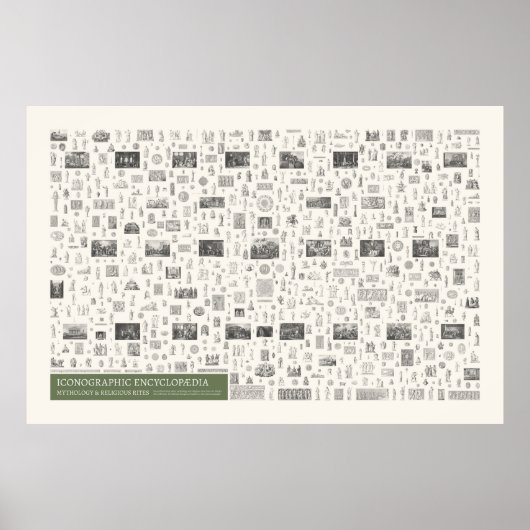 Ikonographie - Mythologie und religiöse Riten Poster (Vorne)