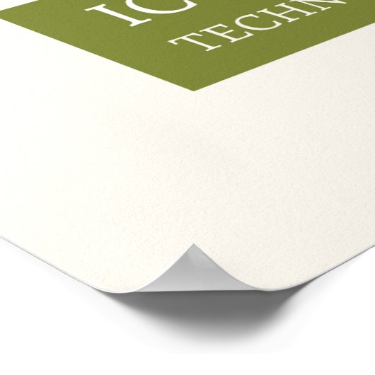 Ikonographie - Technologie Poster (Ecke)