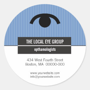 Ikonographische Optische Werbe-Aufkleber Runder Aufkleber