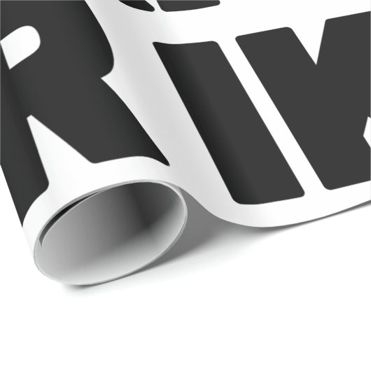 IKR | Text Slang Geschenkpapier (Rolleneckpunkt)